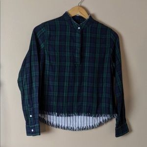 The Blue Shirt Shop W 3rd & Sullivan Crop Shirt